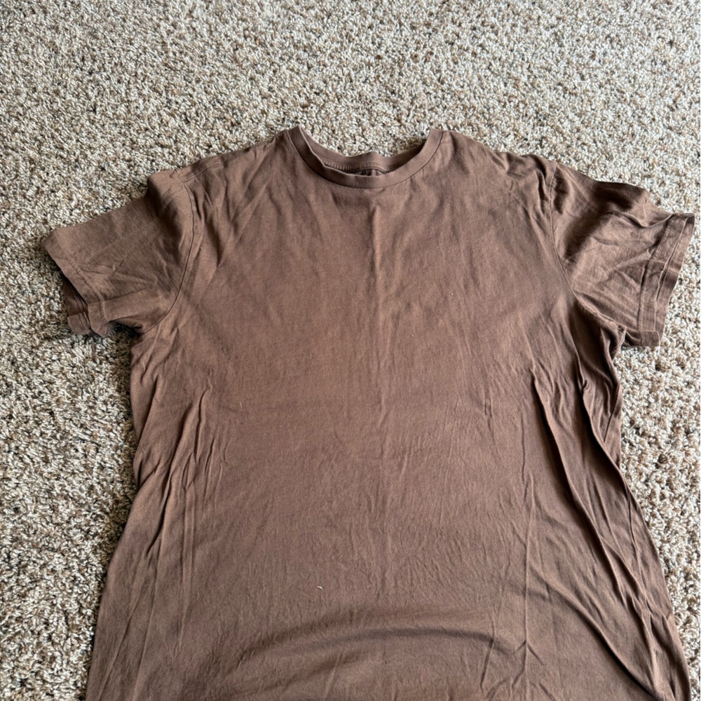 H&M Brown Short Sleeve Tee